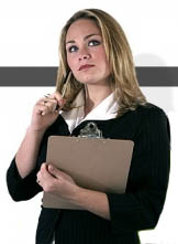 woman think about career change